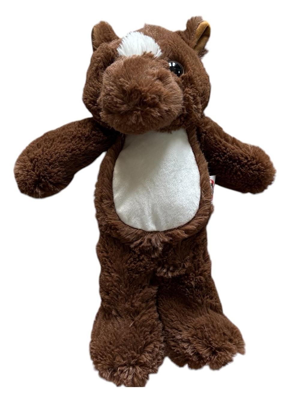 Peek a Boo Toys Horse Plush Stuffed Animal Brown Soft White